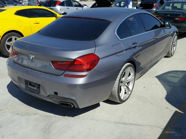 WBA6B2C52DD128548 - 2013 BMW 650 I GRAY photo 4