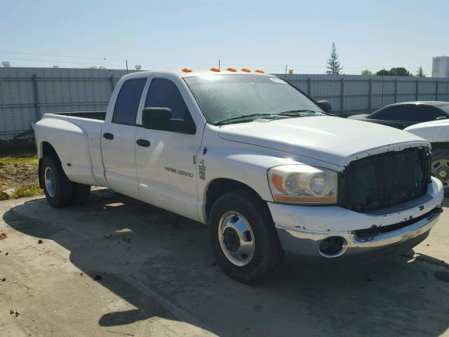 3D7ML48C46G127519 - 2006 DODGE RAM 3500 S WHITE photo 1