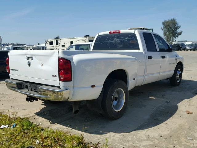 3D7ML48C46G127519 - 2006 DODGE RAM 3500 S WHITE photo 4