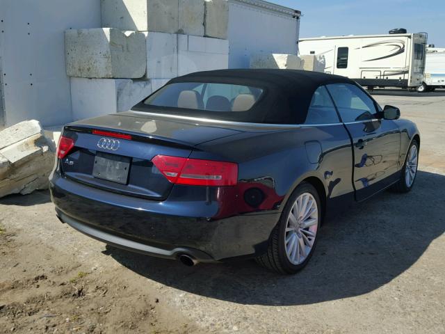 WAUJFAFH4AN013700 - 2010 AUDI A5 PREMIUM BLUE photo 4