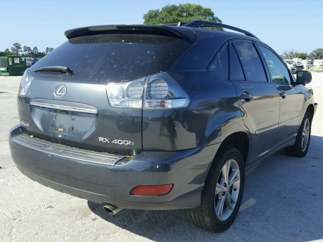 JTJHW31U360047503 - 2006 LEXUS RX 400 GRAY photo 4