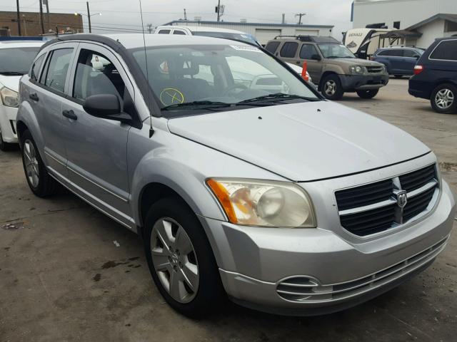 1B3JB48B37D503506 - 2007 DODGE CALIBER SX SILVER photo 1