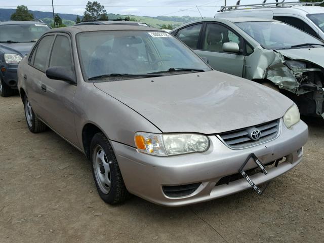 1NXBR12E91Z546931 - 2001 TOYOTA COROLLA CE GOLD photo 1