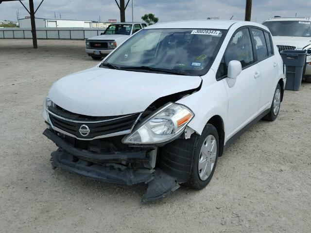 3N1BC1CP3AL408482 - 2010 NISSAN VERSA S WHITE photo 2