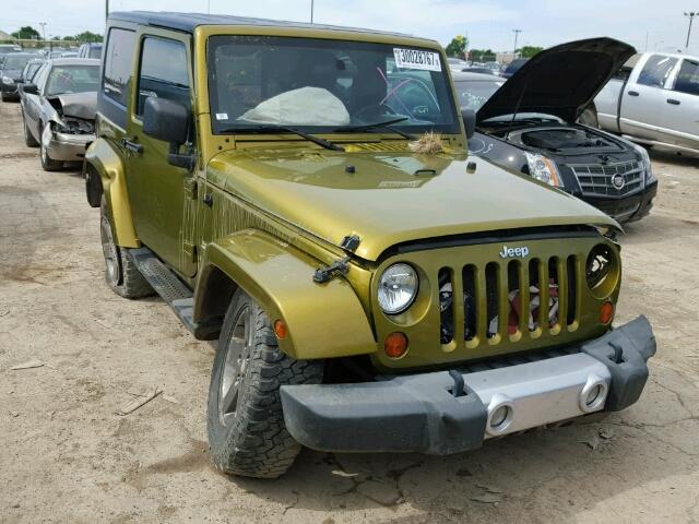 1J4FA54128L535536 - 2008 JEEP WRANGLER S GREEN photo 1