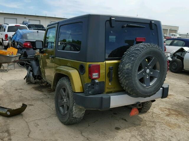 1J4FA54128L535536 - 2008 JEEP WRANGLER S მწვანე ფოტო 3