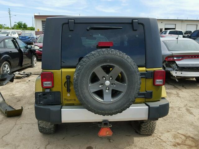 1J4FA54128L535536 - 2008 JEEP WRANGLER S მწვანე ფოტო 6