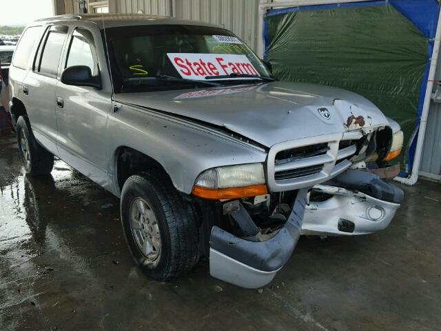 1B4HS28N71F643482 - 2001 DODGE DURANGO SILVER photo 1