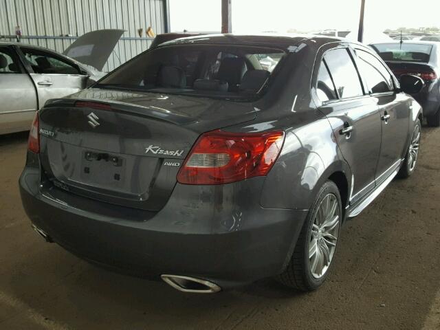 JS2RF9A68C6100562 - 2012 SUZUKI KIZASHI SP GRAY photo 4