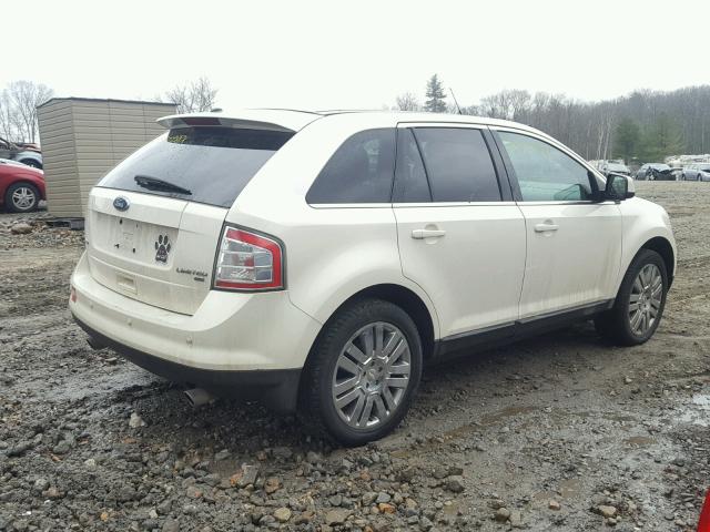 2FMDK49C08BA06256 - 2008 FORD EDGE LIMIT WHITE photo 4