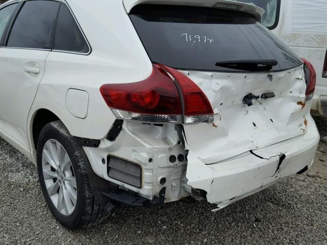 4T3BA3BB3DU043643 - 2013 TOYOTA VENZA LE WHITE photo 9