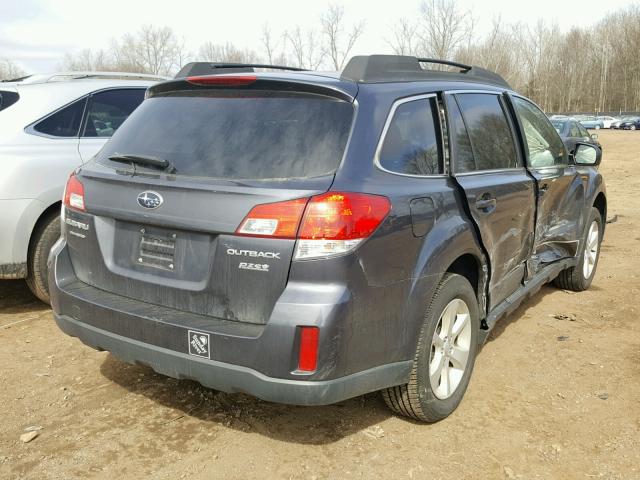 4S4BRBCC8D3289368 - 2013 SUBARU OUTBACK 2. GRAY photo 4