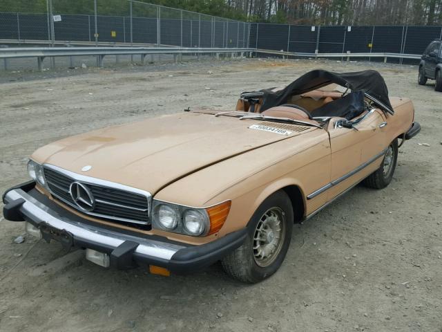 10704412050255 - 1979 MERCEDES-BENZ 450 SL BROWN photo 2