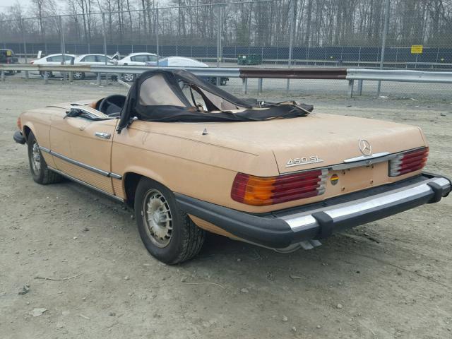 10704412050255 - 1979 MERCEDES-BENZ 450 SL BROWN photo 3