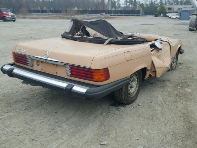 10704412050255 - 1979 MERCEDES-BENZ 450 SL BROWN photo 4