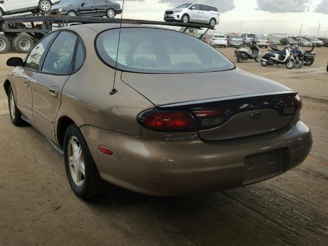 1FAFP53U1XG305211 - 1999 FORD TAURUS BROWN photo 3