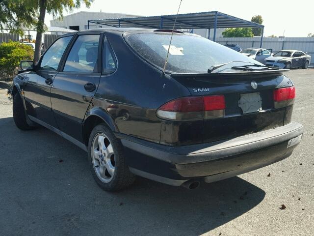 YS3DF58N5X2068783 - 1999 SAAB 9-3 SE BLACK photo 3