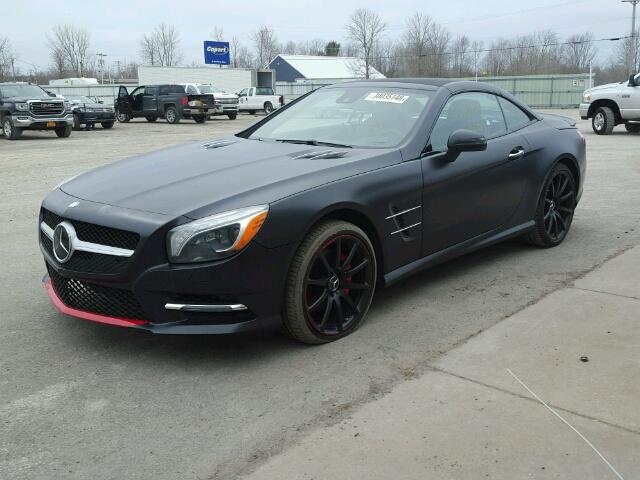 WDDJK7DA8GF039622 - 2016 MERCEDES-BENZ SL 550 BLACK photo 2