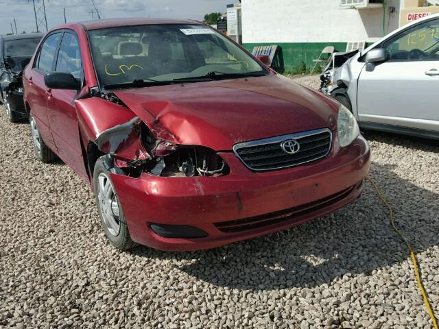 1NXBR32E25Z383279 - 2005 TOYOTA COROLLA RED photo 1