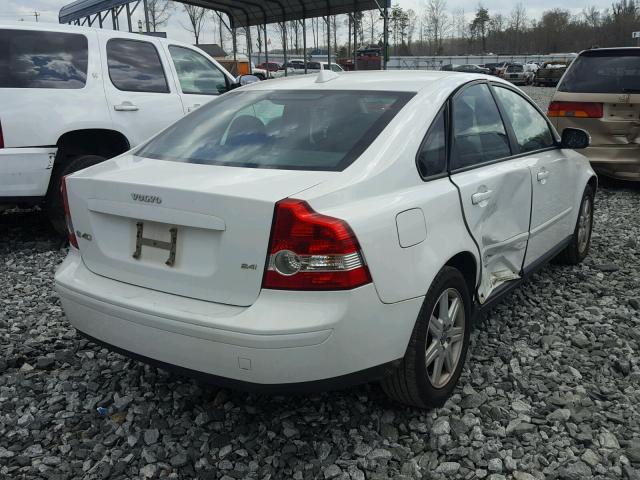 YV1MS382072270650 - 2007 VOLVO S40 2.4I WHITE photo 4