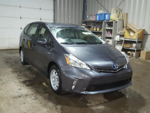 JTDZN3EU8D3202367 - 2013 TOYOTA PRIUS V GRAY photo 1