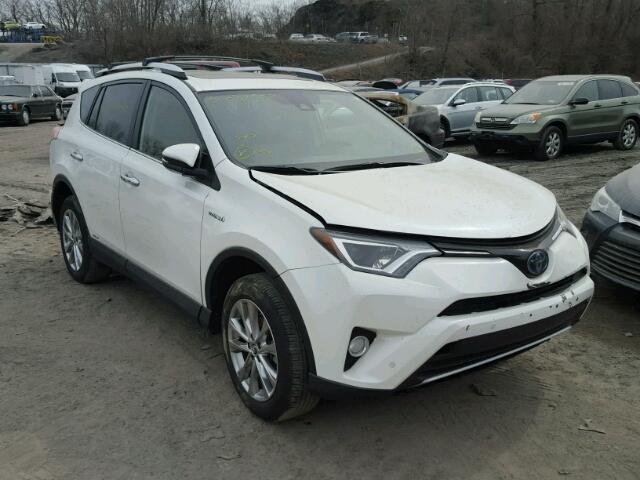 JTMDJREVXGD037065 - 2016 TOYOTA RAV4 HV LI WHITE photo 1