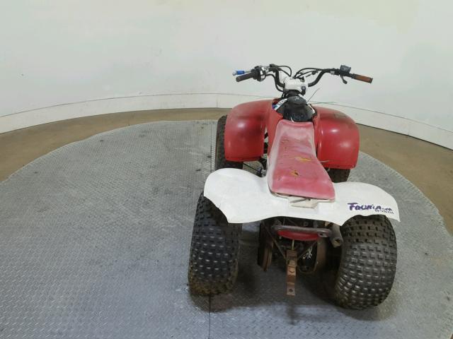 JH3TE0507HK200075 - 1987 HONDA TRX125 RED photo 9