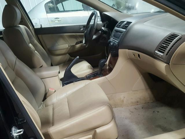 1HGCM66517A069860 - 2007 HONDA ACCORD EX BLACK photo 5