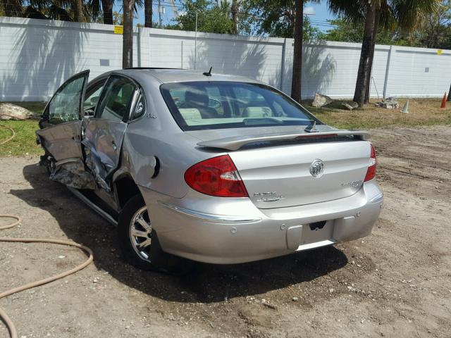 2G4WD582481331225 - 2008 BUICK LACROSSE C SILVER photo 3