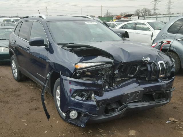 1C4PJLCB6EW320731 - 2014 JEEP CHEROKEE L BLUE photo 1