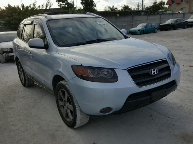 5NMSH13E07H098133 - 2007 HYUNDAI SANTA FE S BLUE photo 1