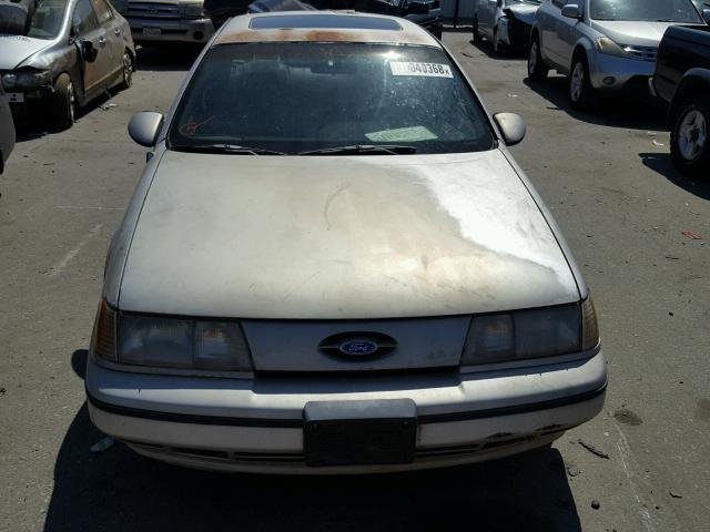 1FACP54Y5LA148607 - 1990 FORD TAURUS SHO SILVER photo 9