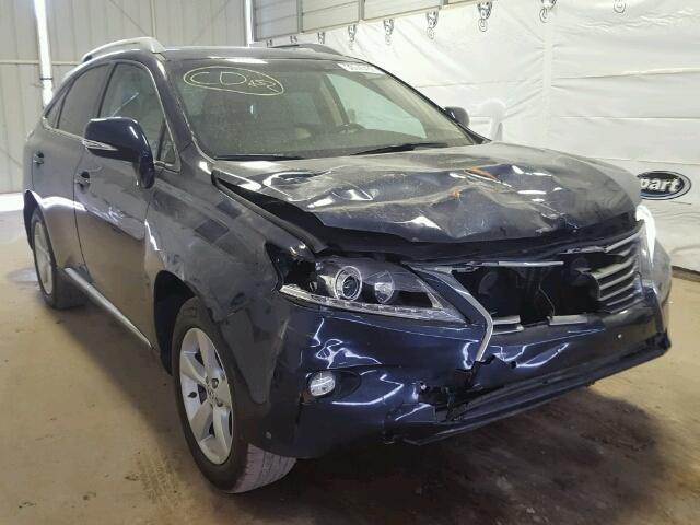 2T2BK1BA8FC285068 - 2015 LEXUS RX 350 BLUE photo 1