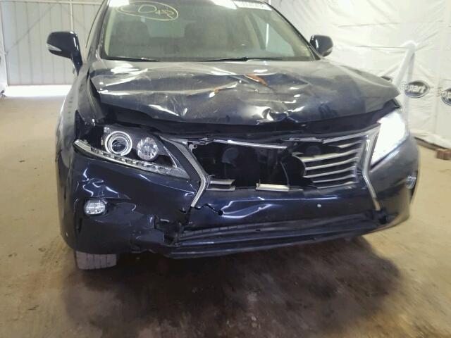 2T2BK1BA8FC285068 - 2015 LEXUS RX 350 BLUE photo 9