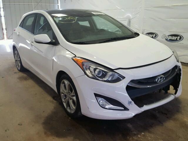 KMHD35LEXDU112408 - 2013 HYUNDAI ELANTRA GT WHITE photo 1