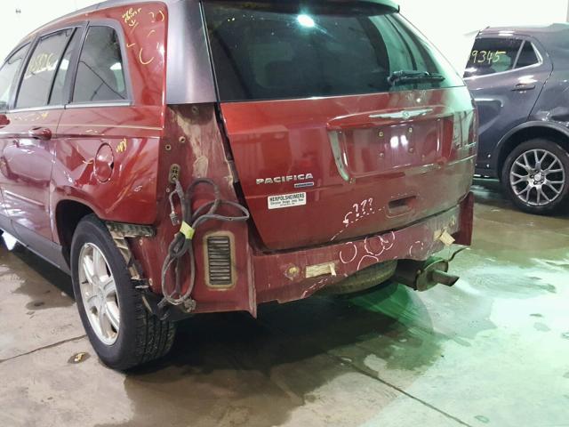 2C8GF68475R366704 - 2005 CHRYSLER PACIFICA T RED photo 10