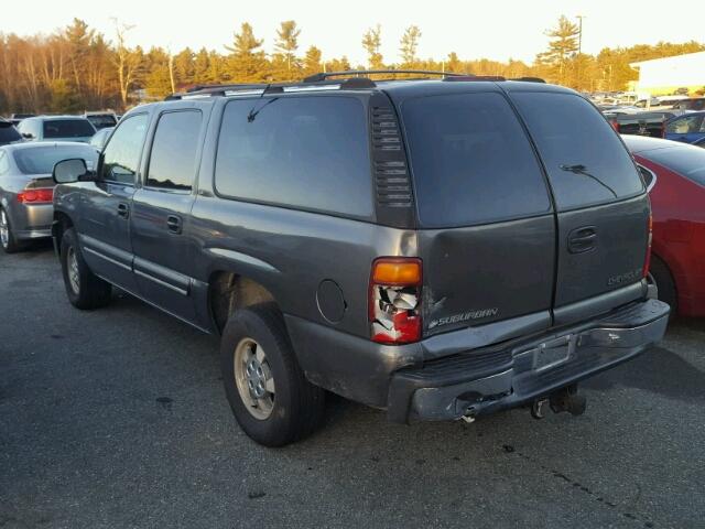 1GNEC16T01J245713 - 2001 CHEVROLET SUBURBAN C GRAY photo 3