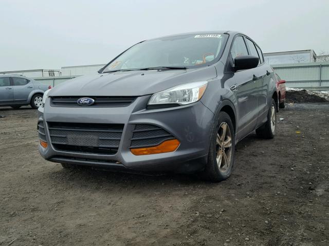 1FMCU0F74EUC80653 - 2014 FORD ESCAPE S GRAY photo 2