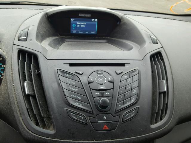 1FMCU0F74EUC80653 - 2014 FORD ESCAPE S GRAY photo 9