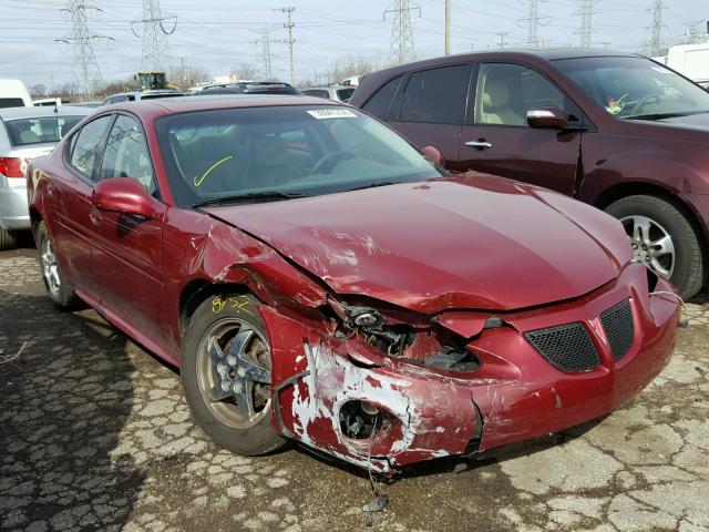 2G2WS522441363383 - 2004 PONTIAC GRAND PRIX RED photo 1