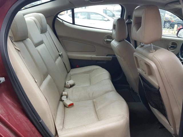 2G2WS522441363383 - 2004 PONTIAC GRAND PRIX RED photo 6