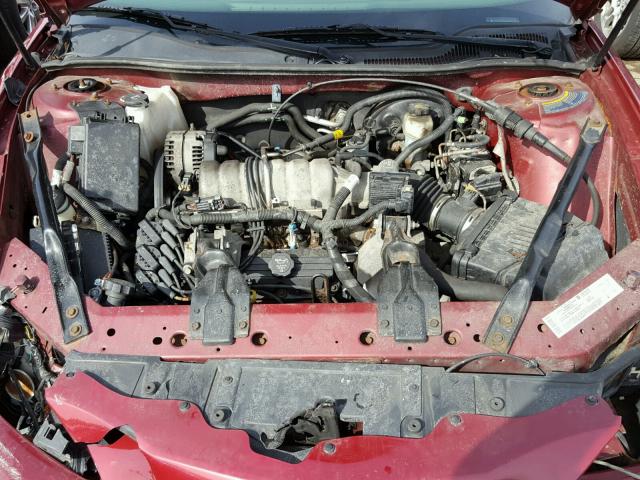 2G2WS522441363383 - 2004 PONTIAC GRAND PRIX RED photo 7