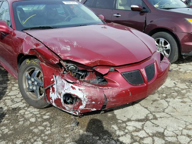 2G2WS522441363383 - 2004 PONTIAC GRAND PRIX RED photo 9