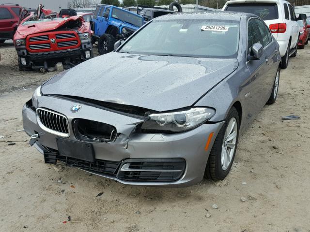 WBA5A7C5XED615879 - 2014 BMW 528 XI GRAY photo 2