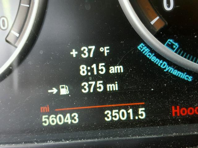 WBA5A7C5XED615879 - 2014 BMW 528 XI GRAY photo 8