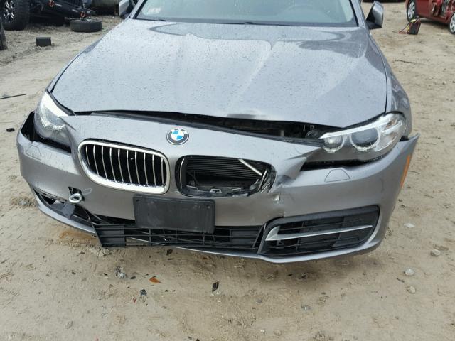 WBA5A7C5XED615879 - 2014 BMW 528 XI GRAY photo 9