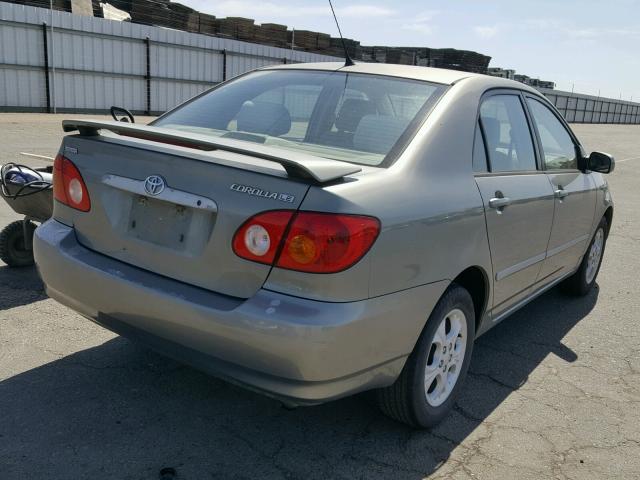 1NXBR32E14Z327445 - 2004 TOYOTA COROLLA CE SILVER photo 4