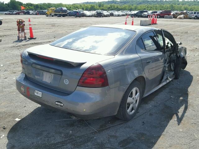 2G2WP552171101936 - 2007 PONTIAC GRAND PRIX GRAY photo 4