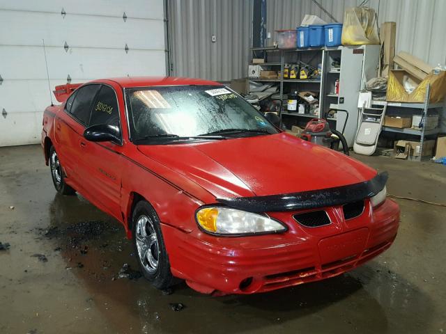 1G2NE52T8YM705326 - 2000 PONTIAC GRAND AM S RED photo 1