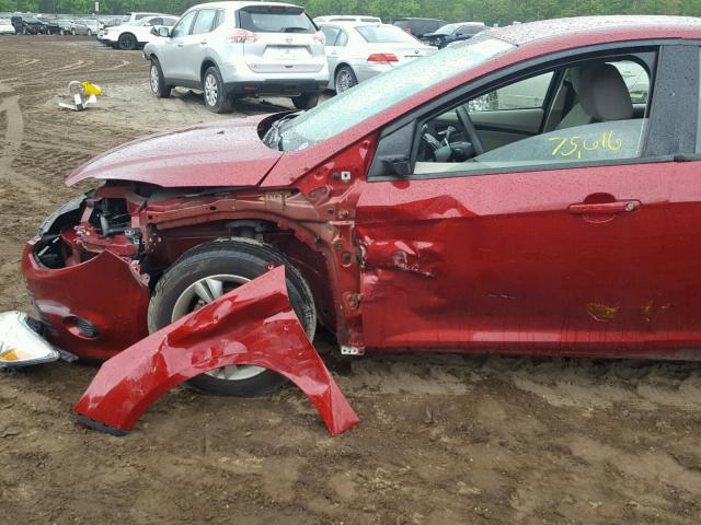 1FADP3K2XDL112487 - 2013 FORD FOCUS SE RED photo 9